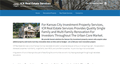 Desktop Screenshot of icrrealestateservices.com